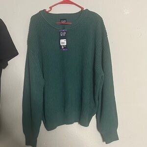 GAP Men's Teal Crewneck Sweater
